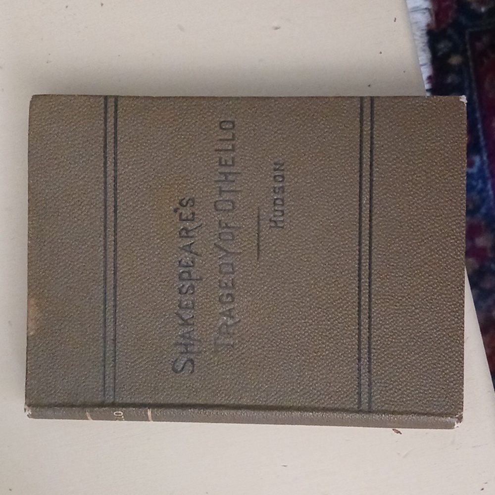 Precious 1904 Leather-bound Book of Shakespeare's Othello